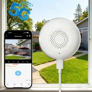 3MP Window Camera 2K HD Indoor Security Camera with Color Night Vision - Dual Band WiFi (2.4/5GHz), AI Human/Pet Detection, 24/7 Recording, 2-Way Audio, Sound Alarm, Cloud/SD Storage (not included)