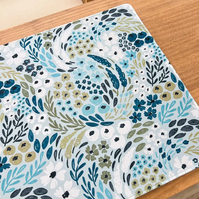 Elyse Breanne Design Extra Large Desk Mat - Machine Washable, Non-Slip Natural Rubber, 2 Sizes, Pattern Variety, Smooth Movement, Desktop Protector, Mouse & Keyboard Pad, Desk Accessories Decor, Gaming Setup Office Supply