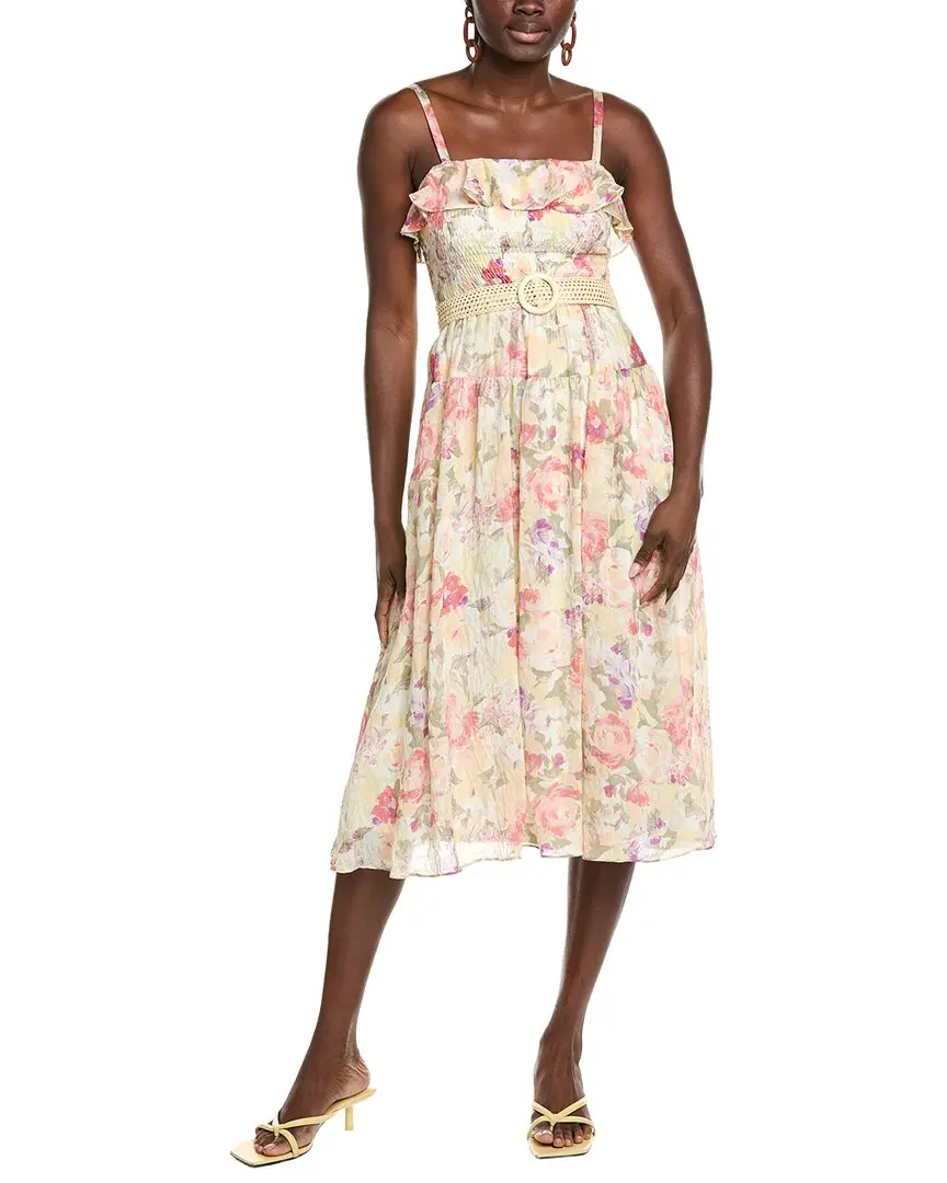 Maison Tara Crinkle Voile Midi Dress