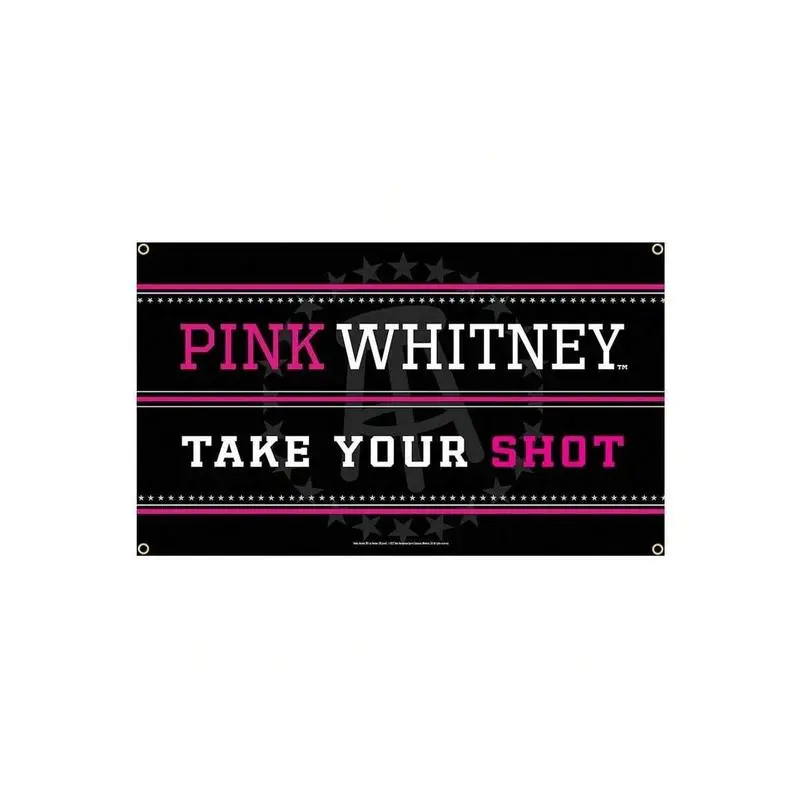 Pink Whitney "Take Your Shot" Funny Indoor Wall - Classical Multicolor Wall Hanging Tapestry Poster Banner for Bar, Man Cave Decor - Home Supplies for Parties