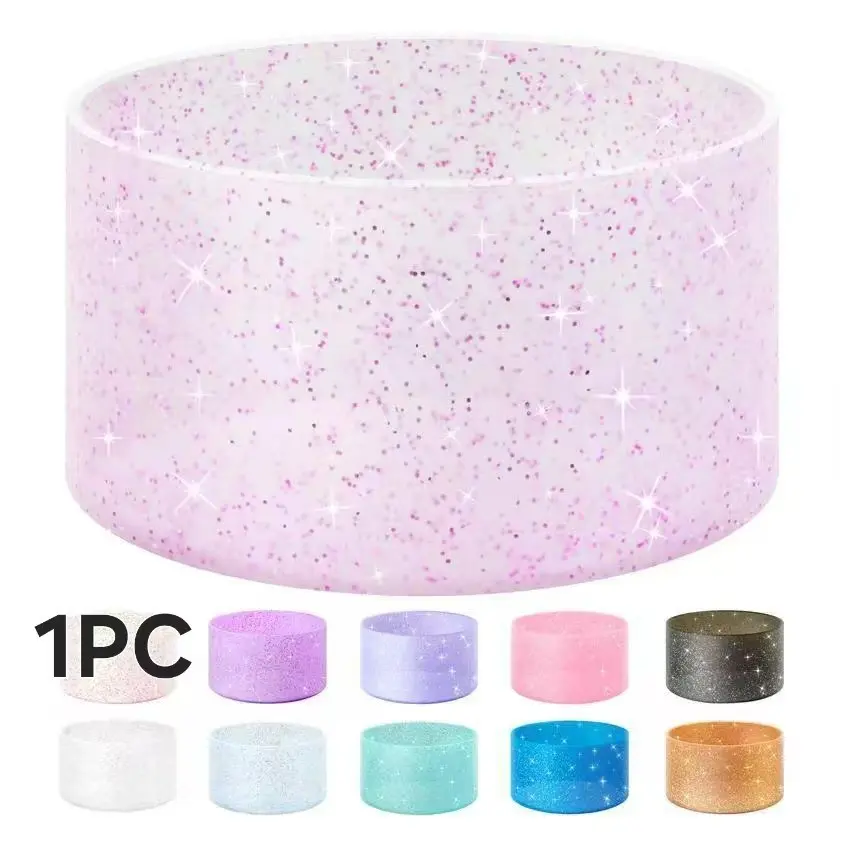 7.5cm 32oz Silicone Cup Sleeve, Insulated Water Bottle Protector, Wear-Resistant Silica Gel Cover, Durable Drinkware Accessory, Silicone Bottle Covers