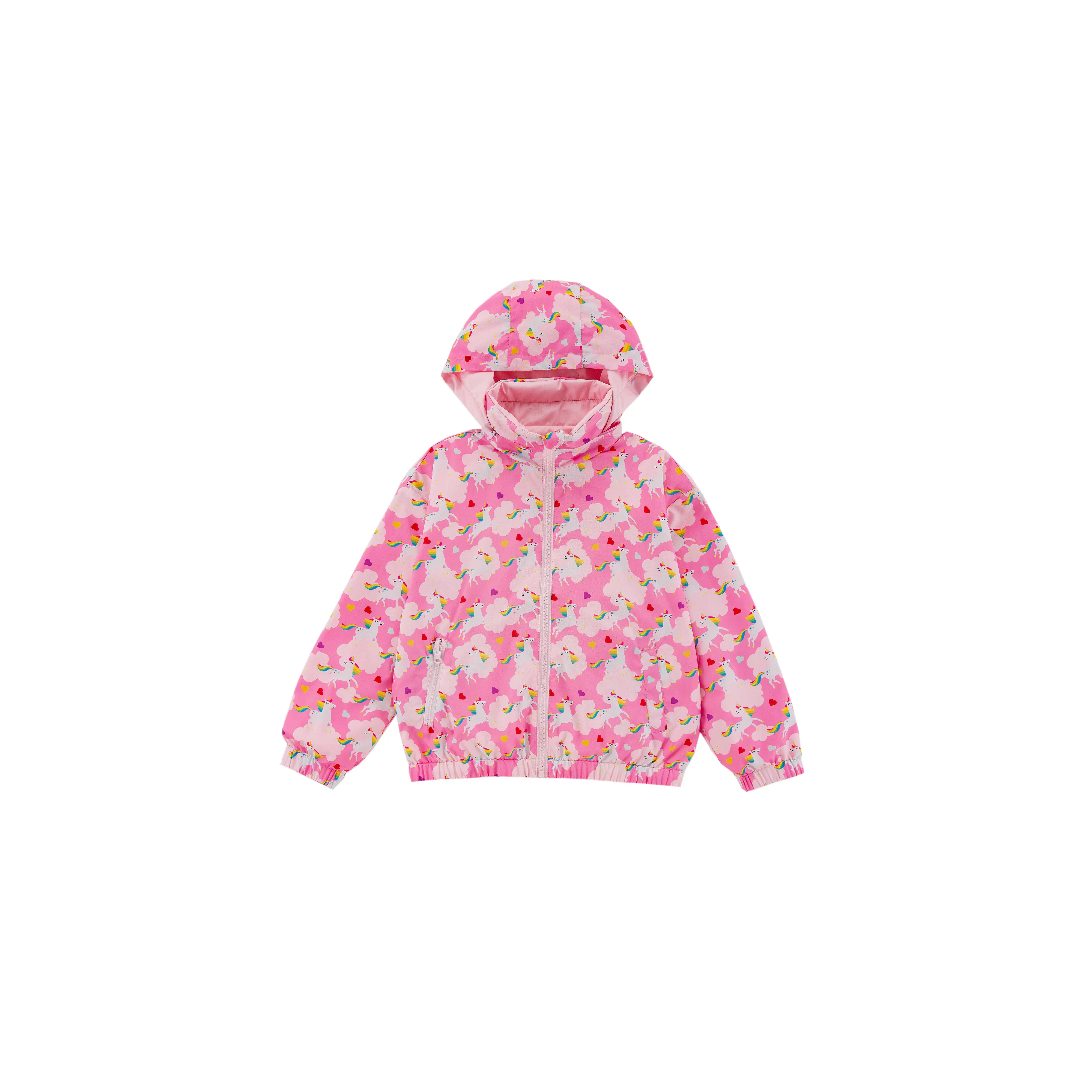 Max Reversible Rain Jacket Windbreaker, Dancing Unicorn