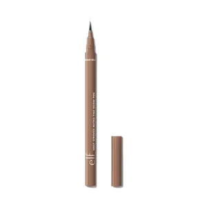 e.l.f. Holy Strokes Brow Pen - Ultra-Fine Tip Hair-Like Strokes, Light Buildable Pigment, Waterproof Smudge-Proof, Beginner-Friendly, 7 Shades