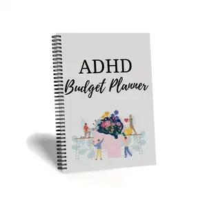 ADHD Budget Planner: Spiral Bound Planner A Simple Finance Log Book for Bi-Weekly and Monthly Budgeting | Easy Household Expense Tracker for Money Management