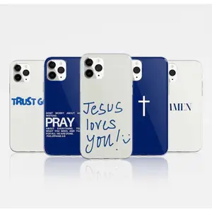 Jesus God Phone Case, Christian Bible verses Cover fit For iPhone 17 Pro Max, 16, 15, 14, 12 & Samsung S25 Ultra, S24 FE, A56, Pixel 9 Pro 8
