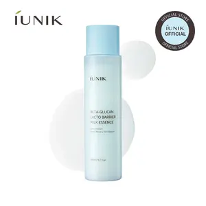 IUNIK Beta-Glucan Lacto Barrier Milk Essence | Deep Moisturizing & Barrier Strengthening for All Skin Types | 200ml / 6.7 fl oz