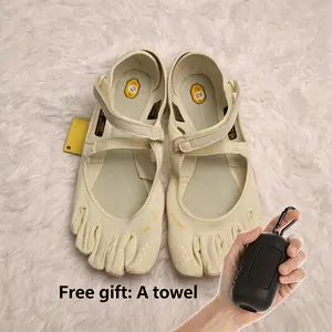 Barefoot Five Toe Shoes for Women, Ultra-Soft Flexible Yoga Shoes with Anti-Slip Sole, Breathable Quick-Dry Water Footwear for Beach, Pool, Outdoor Activities, Bonus Towel Gift.