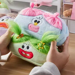 Funny Fur Pencil Case, Unique Stationery Pen Bag, Cute Cartoon Multi-Functional Storage Bag, Large Capacity, Essential School Supply