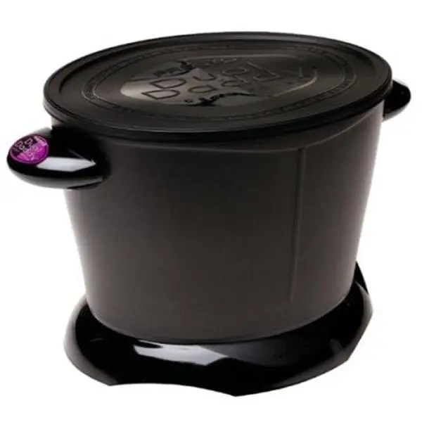 212 MAIN DualDaddy Automatic Countertop Deep Fryer - Heavy-Duty Cast Aluminum Bucket-Style Model for Household Kitchen Use