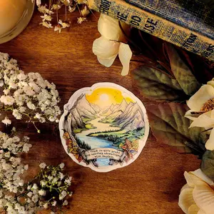 Quote Middle Earth LOTR Vintage Sticker, Lord Of The Rings Tolkien Hobbit Movie Stickers