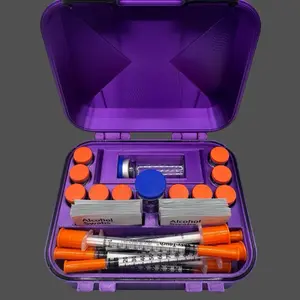 Coolpeps Research Peptide Case – Gen 2 - Airtight Organizer for Vials, BAC, Syringes & Alcohol