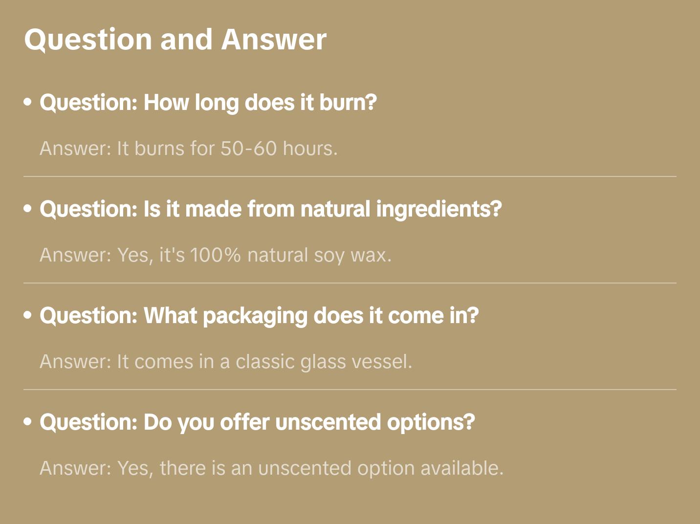 Scented Soy Candle,  Comfort Spice 9oz