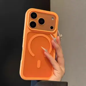 Thick Magnetic Phone Case Skin-Friendly Matte Finish With Built-In MagSafe Meets A Soft Suitable For iPhone 17 16 15 14 13 12 11 X XS Pro Max Plus Air