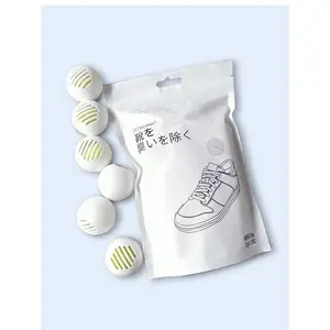 Odor Eliminating Shoe Deodorant Balls, Home Use Footwear Freshener, Indoor Air Purifier, Odor Neutralizer for Shoes & Socks, Shoe Deodorizer