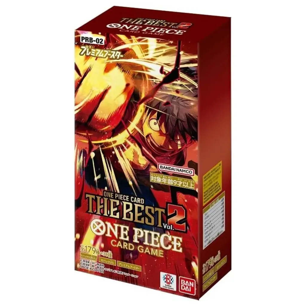 JP] One Piece PRB-02 THE BEST V2 Premium Booster Box - Japanese Trading Card  Game - PRB02 - TikTok Shop