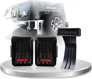 LED Tail Light w/Turn Signal & Brake Light Assembly for Jeep Wrangler JK JKU