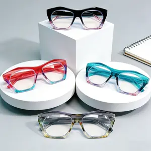 4 Pairs Anti-Blue Light Glasses for Men & Women Reading Fashionable Optical Readers 0-4.0x Light Plastic Durable Casual Multi-Purpose Accessories