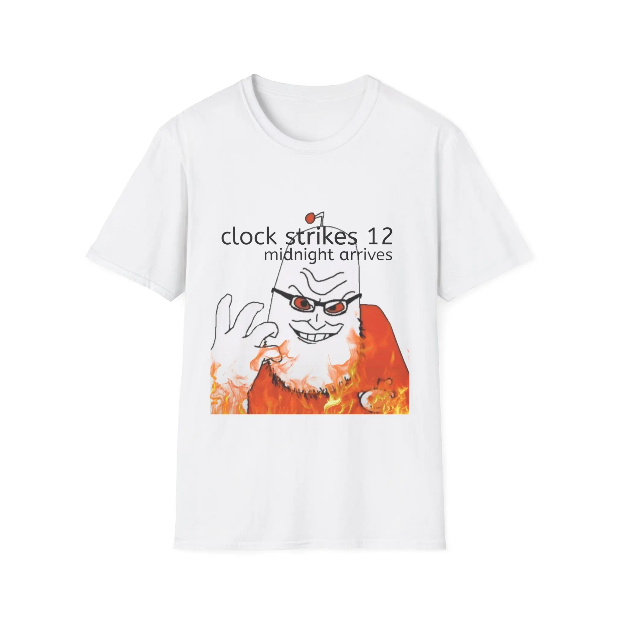 Clock Strikes 12 T-Shirt