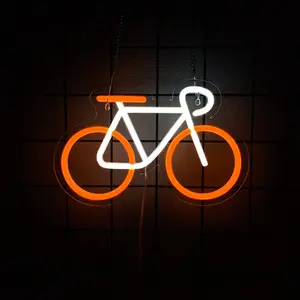 Bicycle Neon Sign Designed for men's spaces Gift for cycling enthusiasts Home decor bicycle neon light Bike-themed wall art 5V USB powered