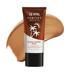 Bronzing Drops for Glowy Skin | Instant Tanning Lotion Dupe | Sunshine Glow without Sun | Vegan Bronzer Drops