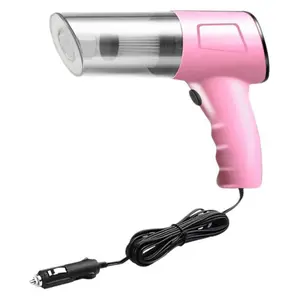 Handheld Car Vacuum Cleaner, Portable 12V High-Suction Vacuum with 4 m Cable, Wet/Dry Mini Vacuum Cleaner for Car Interior, Home, and Office