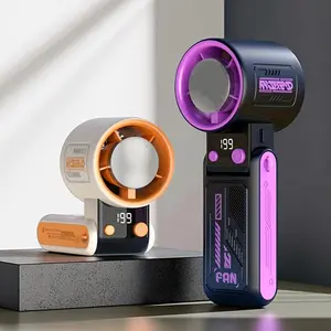 Portable Handheld Fan, USB Rechargeable Mini Fan with 1800mAh Battery, Adjustable 199-speed Fan for Travel and Beach Use, Adjustable Speeds