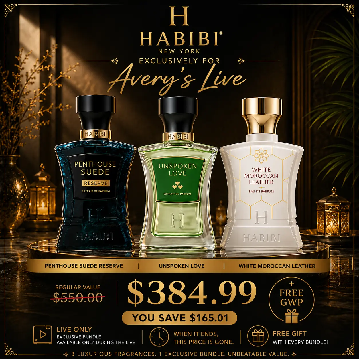 Habibi New York Exclusive Bundle For Avery's Mega Live