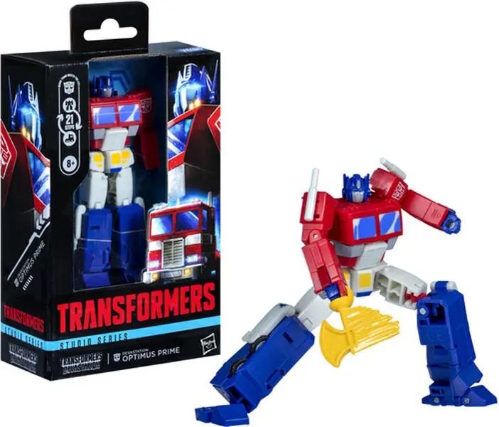 Transformers: Devastation Studio Series Deluxe Class Optimus Prime 4.5" Height Single Figurine - Matrix of Leadership, Robot/Truck Mode, Action Statue [COLLECTIBLES]