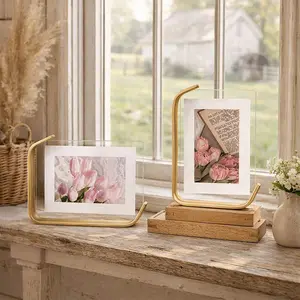 6-Inch Walnut & Acrylic Double-Sided  – A Keepsake That Holds Two Stories walnutframe acrylicframe doublesidedframe homedecor giftideas anniversarygift holidaygift minimalistdecor vintage photo display magnetic gallery   custom booth picture frame