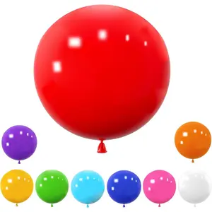 9 count Big 36 inch Balloons, Giant Latex  Big Balloons for Birthday Wedding Party Festival Event Carnival Decorations