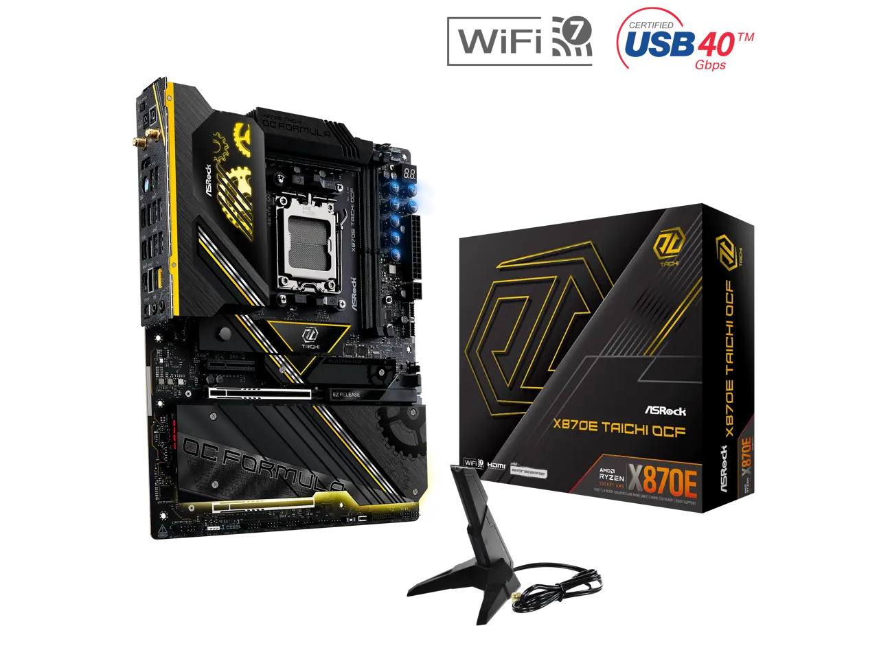ASRock X870E Taichi OCF AM5 AMD X870E ATX Motherboard