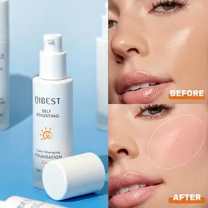 Invisible Fit Liquid Foundation Color-changing Moisturizing Makeup Concealer Waterproof Natural Clear Liquid Foundation Flawless Complexion