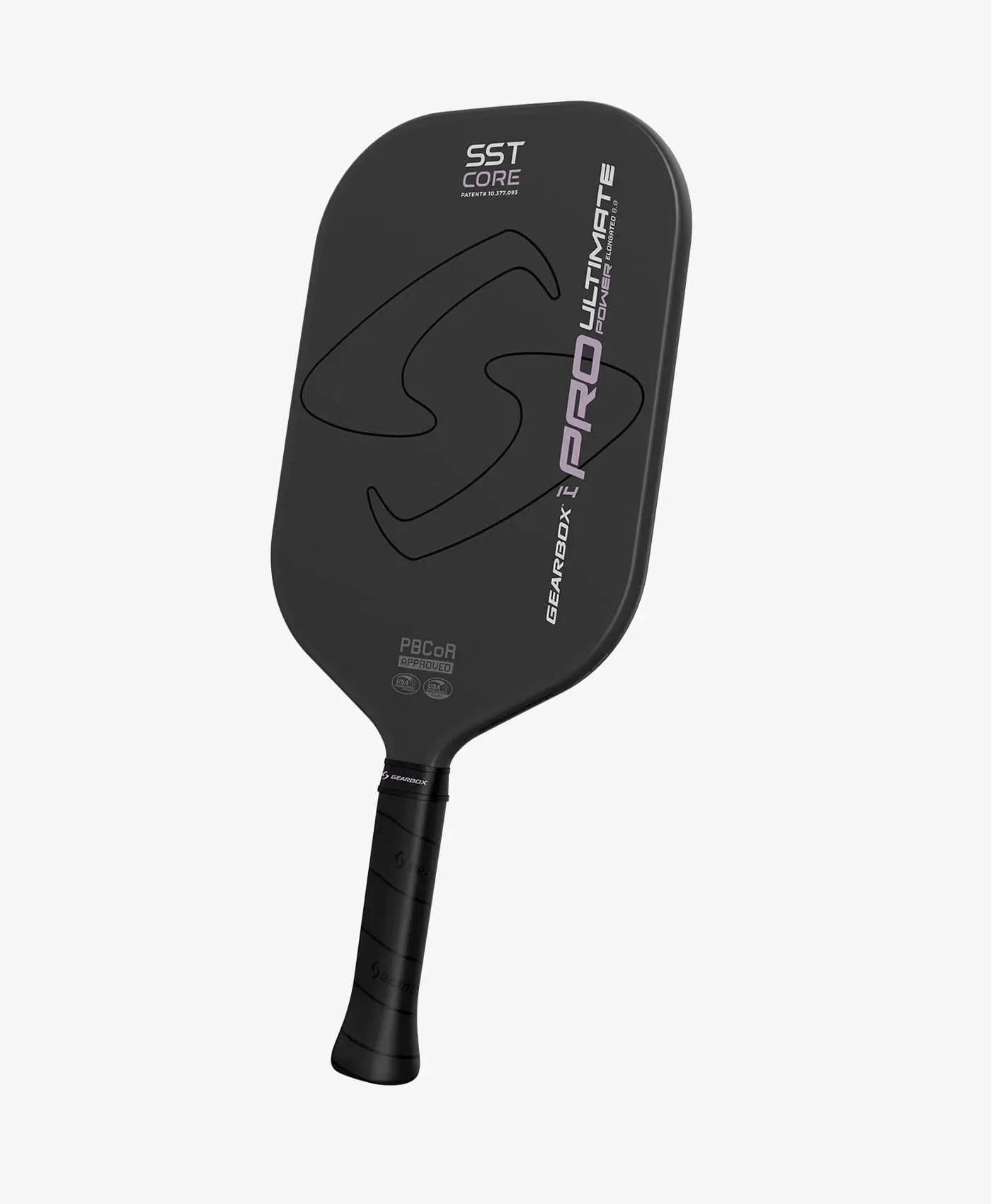 Gearbox Pro Ultimate Power Paddle Tennis Racket - Carbon Fiber Construction, 14mm Thickness, Elongated Head Design, Balanced Weight, High Spin Performance