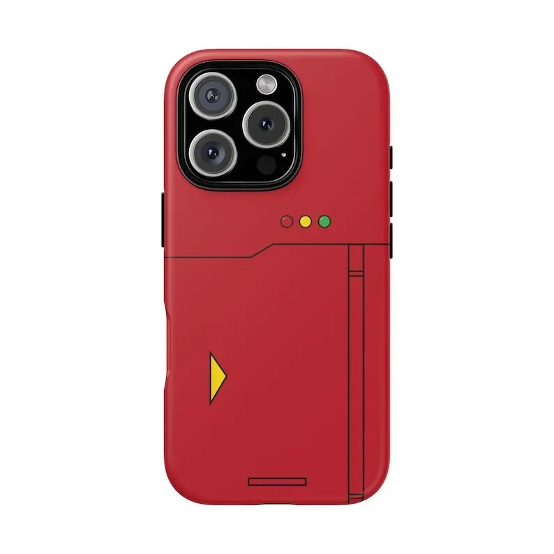 Pokemon PokeDex Tough Phone Case , Best gift, gaming gift Fit for iphone X,11,12,13,14 iphone 16 pro max case