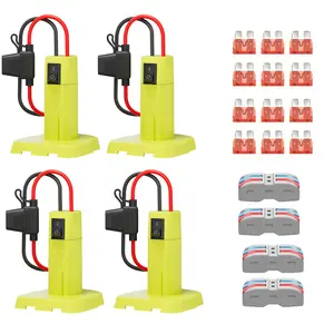 Battery Adapter Converter for Ryobi 18V ONE+ - Power Wheels Adapter Conversion Kit with On/Off Switch, Fuse Protection & Wire Connectors