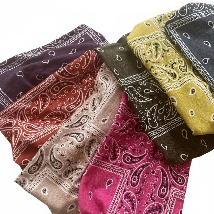 Women's Boho Textured Non-Slip Sports Headband - Super Soft Stretchy Barely-There Styling Knotted Headband for Workout & Yoga Fitness, 6 Pieces, Travel, Headbands For Women