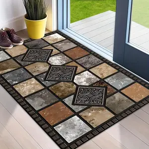 Luxury Soft Marble Carpet - Machine Washable, Durable Non-slip Backing for High-traffic Living Rooms, Bedrooms, Hallways (2 Sizes Available)