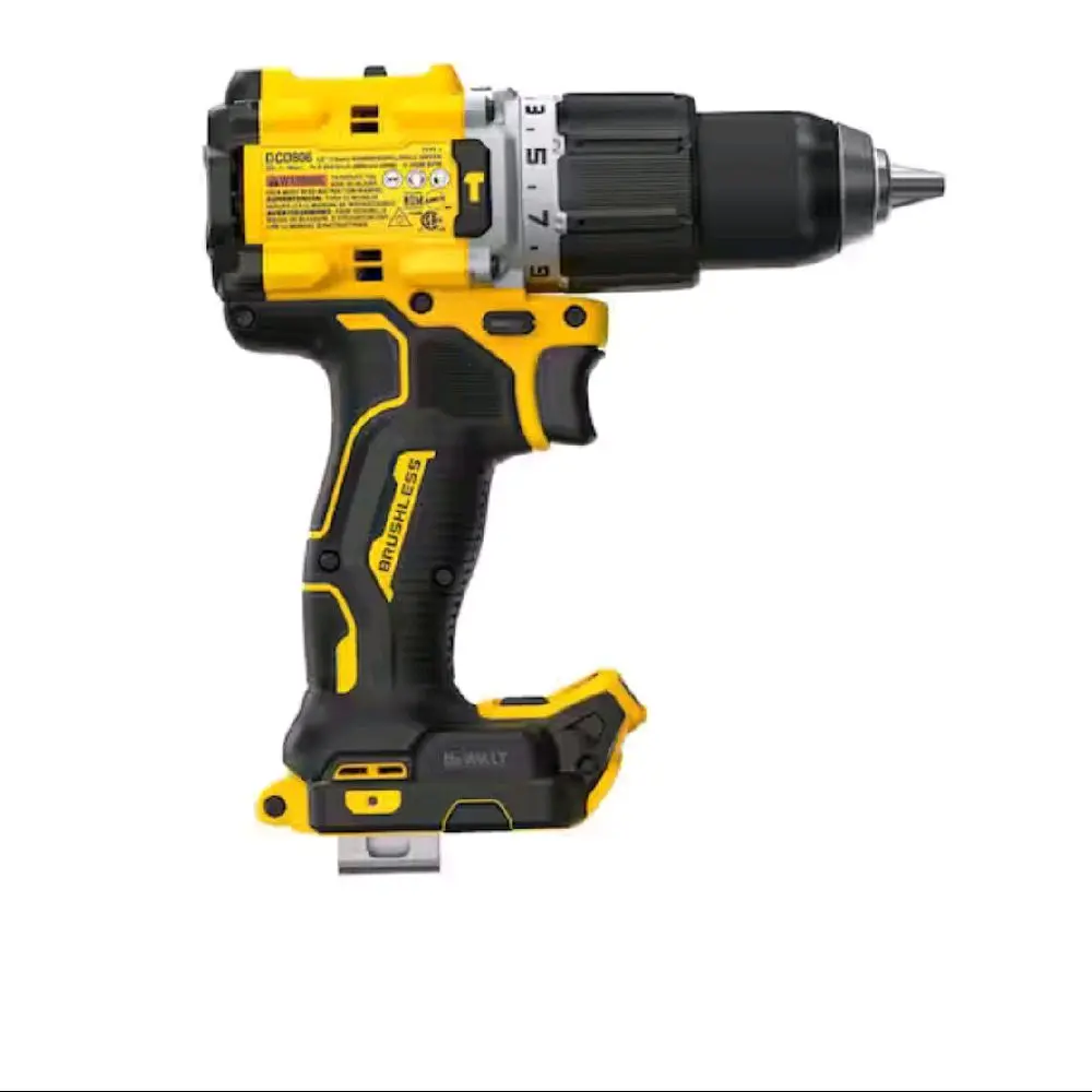 DEWALT XR 20V Brushless Hammer Drill 1/2 Cordless , Heavy duty, Variable Speed,DCD806 DEWALT XR 20V Brushless Hammer Drill 1/2 Cordless , Heavy duty, Variable Speed,DCD806