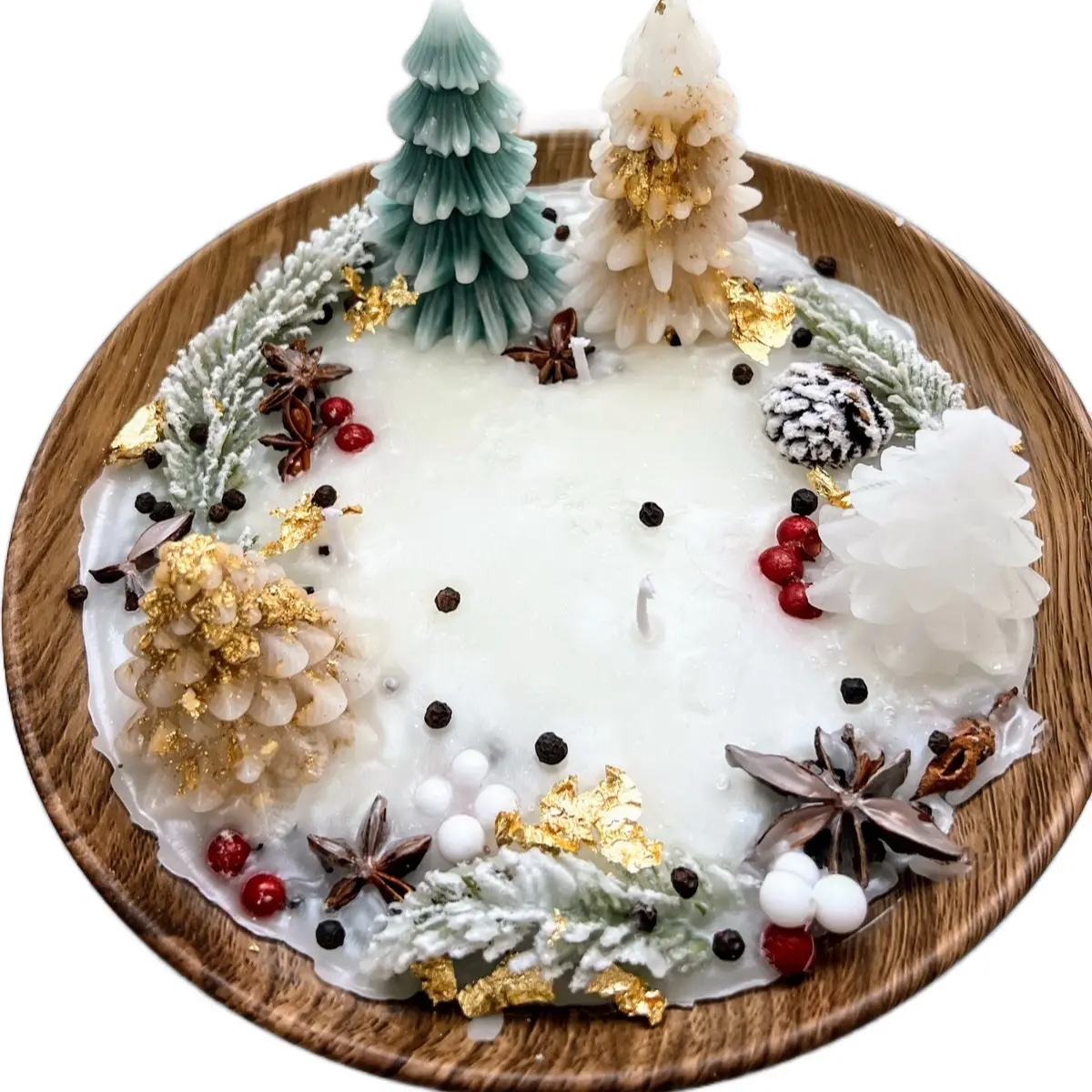 Christmas Bowl Candle Christmas Bowl Candle