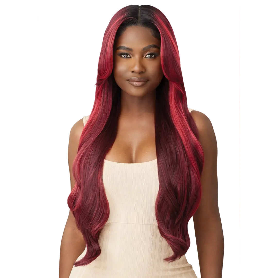 Outre Synthetic Melted Hairline HD Lace Front Wig Madina QLMHMAD