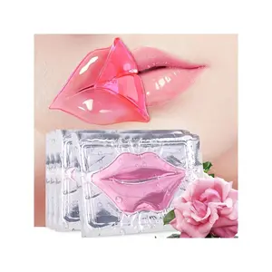 2025,Hot seller,10pcs Rose Crystal Lip Mask, Containing Natural Plant Extracts, Hyaluronic Acid And Other Ingredients, Used For Plump And Hydrated,Lips,Exfoliation, Moisturizing, Anti-Drying Lip Care, Lip Plumping, Sleep, Nourishment, Soothing Lips