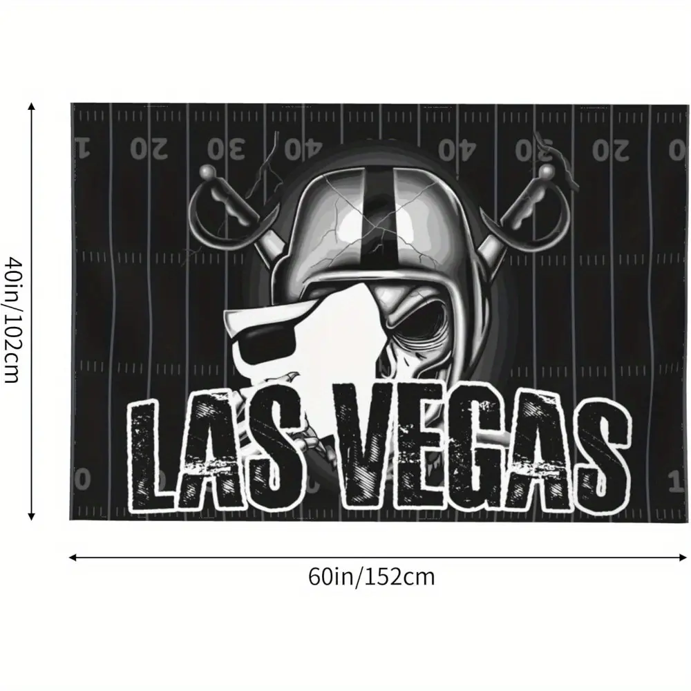 Las Vegas Football Fan Tapestry - Durable Lightweight Peach Skin Home Wall Hanging, Team-Themed Home Decor for Bedroom & Living Room, Christmas Gift, Decoration