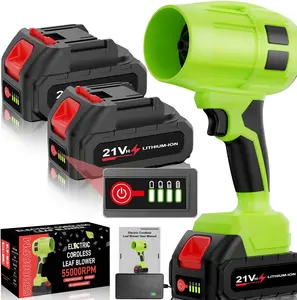 Electric Leaf Blower cordless,Portable Turbo Jet Blower,Handheld Leaf Blower,Leaf Blower for Lawn Care, Tool Garden,Car Dryer,Car Cleaning,Outdoors BBQ, Outdoorfun, Leave and Dust Cleaning,Air Duster,Springtok,Gift For Men