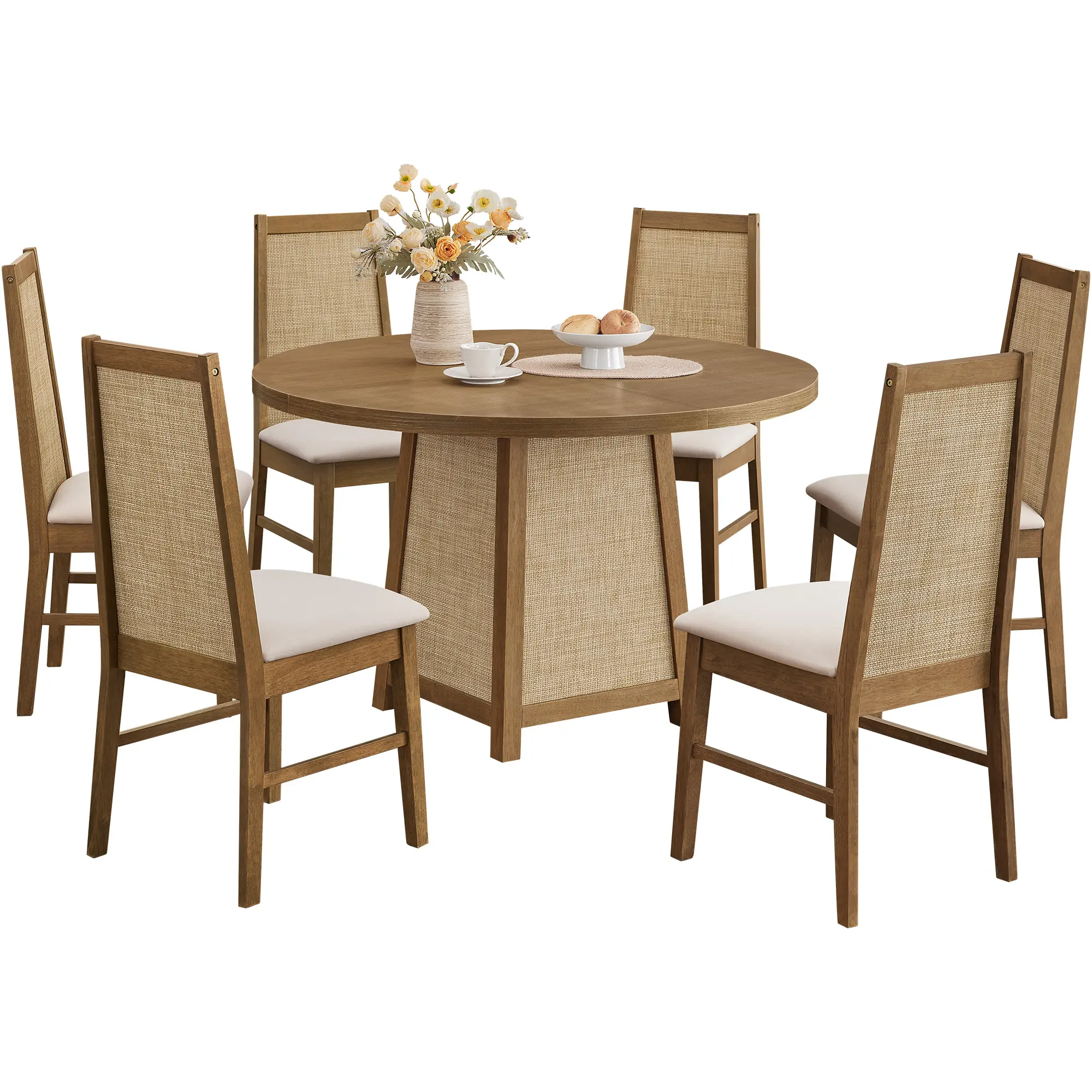 1 Table + 6 Chairs