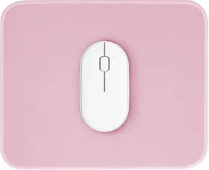 Pink Mouse Pad, Nice and Cute Mouse Pad, Splash-Proof Textured 10.2 x 8.2Inch, Stitched Edge Non-Slip Waterproof Rubber