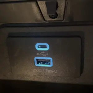 Carplay Hub Wireless CarPlay USB Media Hub for Ford SYNC 3 Wireless CarPlay Supports iOS & Android Auto USB Hub Module, 30W PD Fast Charging, Type-C+USB with Ice Blue LED, Plug&Play for Ford Lincoln