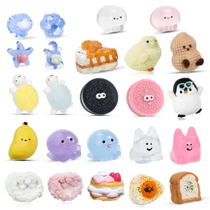 Taba Squishy Toys Soft Silicone TPR Sticky Fidget Toy for Anxiety Relief Portable Back-to-school Valentine's Day Easter Gifts  mothersdaygift FBT1