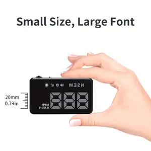Heads up Display for Cars,Car HUD,Head up Display for Car,Digital GPS HUD Speedometer,USB Cable Plug and Play,Automatic Brightness Adjustment,Large Font Display