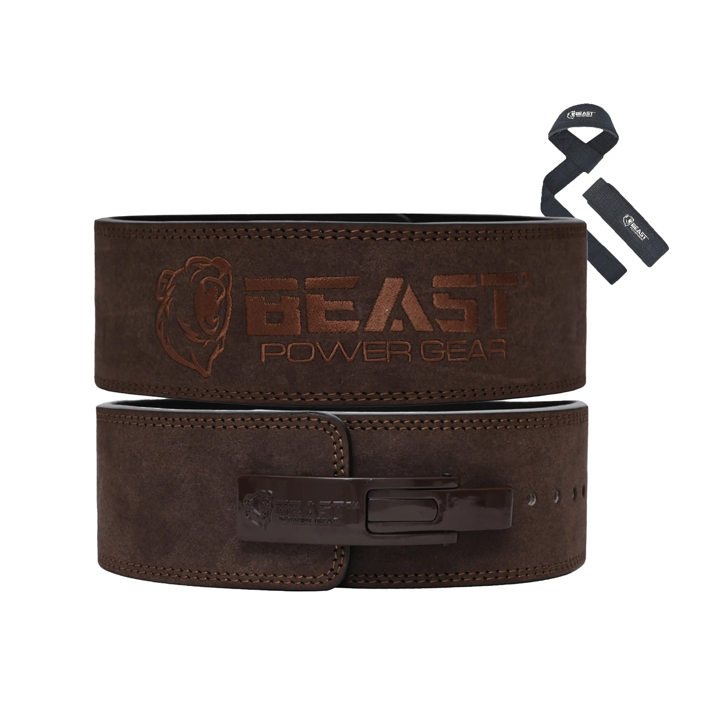 Weight Lifting Belt Lever Buckle 10MM Thick & 4 Inches Free Strap Weightlifting Belt, Gym Belt for Powerlifting, Lever Belt for Men Women