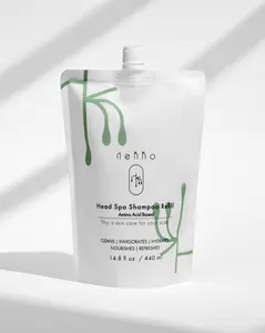o[NEKKO] Head spa shampoo with eco bottle Scalp treatment Amino Acid Oily / Dry scalp dry / Revitalizing scalp shampo